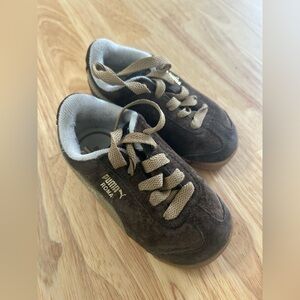 Puma Roma Kids Brown Sneakers